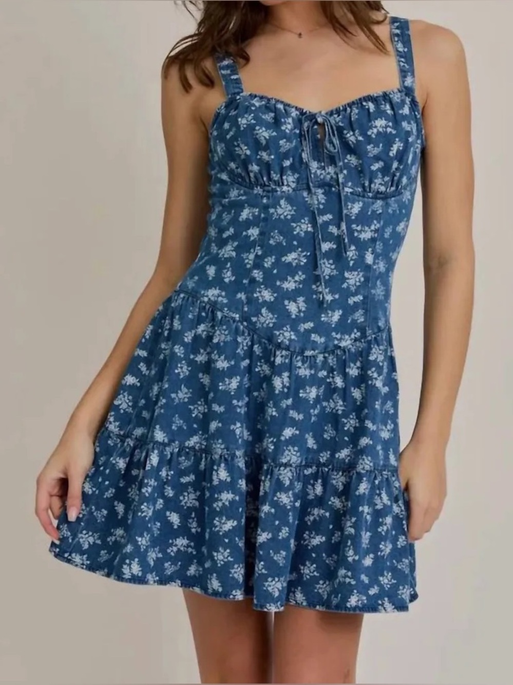 Le Lis Denim Dress